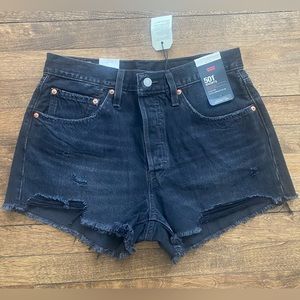 NWT Levi’s 501 high rise shorts 100%cotton